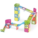 Klocki magnetyczne Rail Racers Max 80 el. / Magna-Tiles