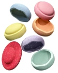 Zestaw do balansowania Stapelstein® Winter Special Rainbow Set - pastel, 7el. / Stapelstein®