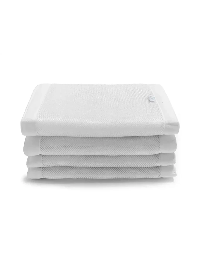 Oddychający 4 częściowy ochraniacz do łóżeczka Pur Air PurFlo White / PurFlo