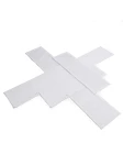 Oddychający 4 częściowy ochraniacz do łóżeczka Pur Air PurFlo White / PurFlo