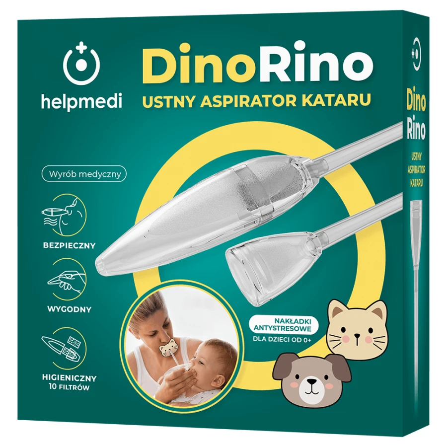 Aspirator ustny kataru DinoRino Helpmedi / Katarek Helpmedi