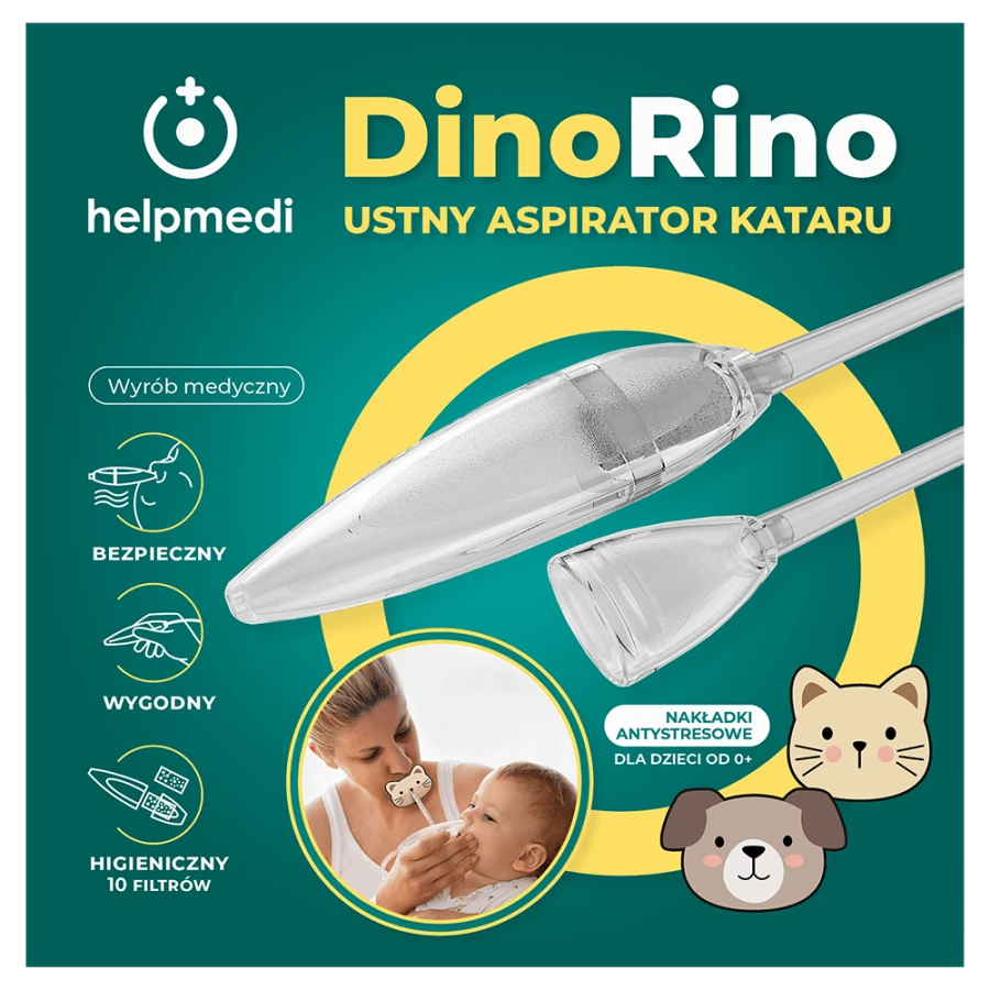 Aspirator ustny kataru DinoRino Helpmedi / Katarek Helpmedi