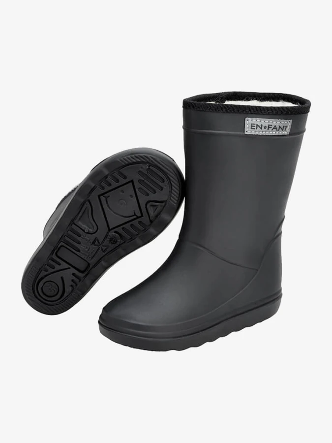 Kalosze ocieplane - Black / En Fant