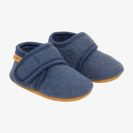 Kapcie dziecięce 100% wełny - Vintage Indigo / En Fant