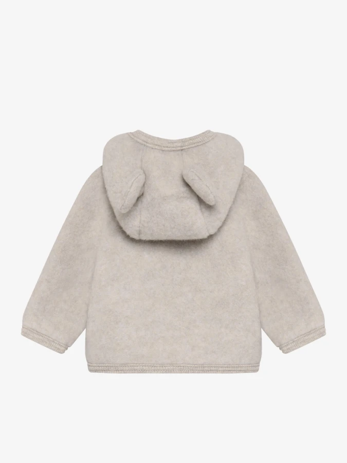 Kurtka 100% wełny merino - Camel Melange / HUTTEliHUT