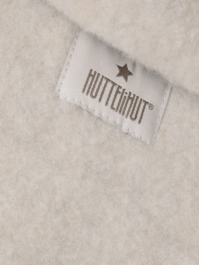 Kurtka 100% wełny merino - Camel Melange / HUTTEliHUT