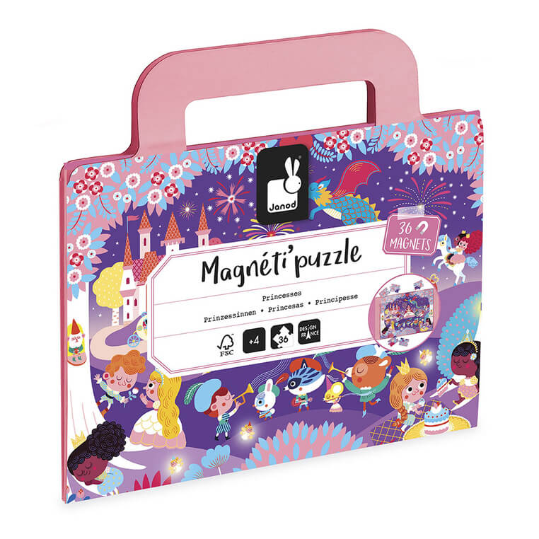 Magnetyczne puzzle Księżniczki Magneti'puzzles 36 el. 4+ / Janod