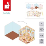 Zestaw kreatywny Scenki do wyklejania z mini naklejkami i pęsetą Cosy stickers - Sklep / Janod