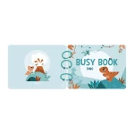 Książeczka z zadaniami Busy Book Dinozaury 3+ / Janod