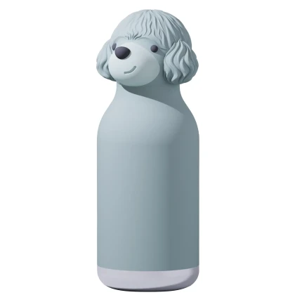 Butelka termiczna ze słomką Bestie, 460 ml - Pudel / Asobu