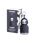 Butelka termiczna ze słomką Mini Spookie, 200 ml - Skeleton / Asobu Halloween