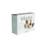 Zestaw pojemników słoiczków szklanych z zamknięciem 6 x 250 ml Natural color mix / Beaba