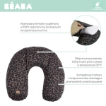 Poduszka z termoforem z pestek lnu 2w1 Little warmy Jersey - Leopard / Beaba