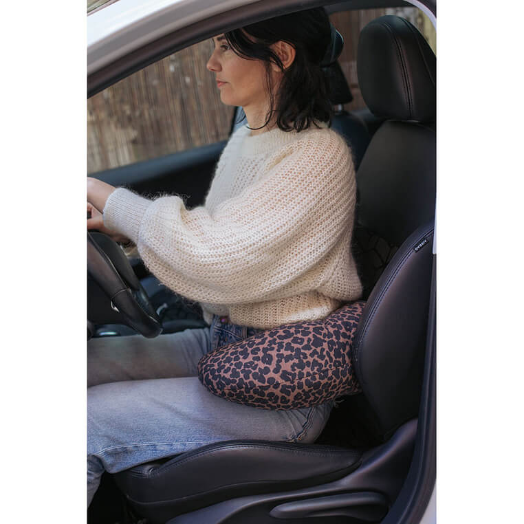 Poduszka z termoforem z pestek lnu 2w1 Little warmy Jersey - Leopard / Beaba