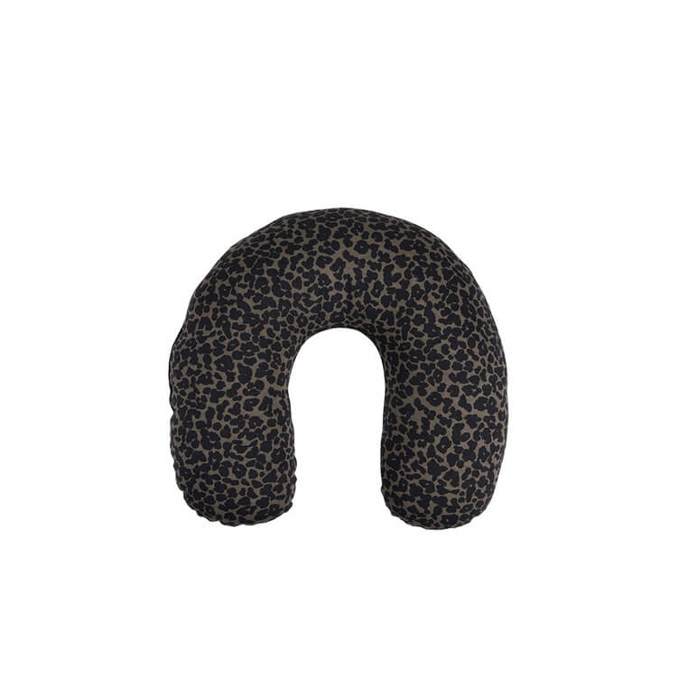 Poduszka z termoforem z pestek lnu 2w1 Little warmy Jersey - Leopard / Beaba