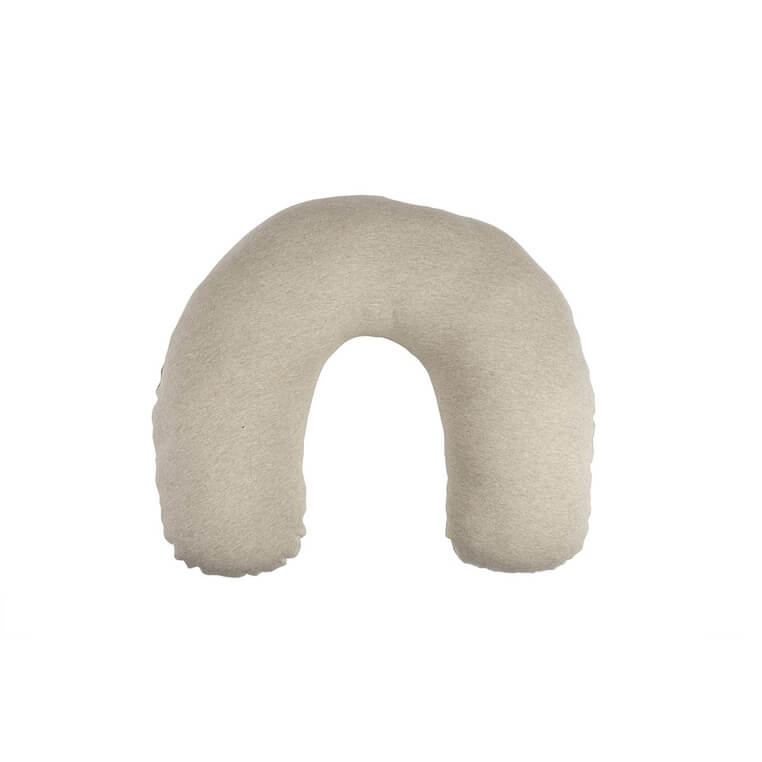 Poduszka z termoforem z pestek lnu 2w1 Little warmy Jersey - Clay / Beaba
