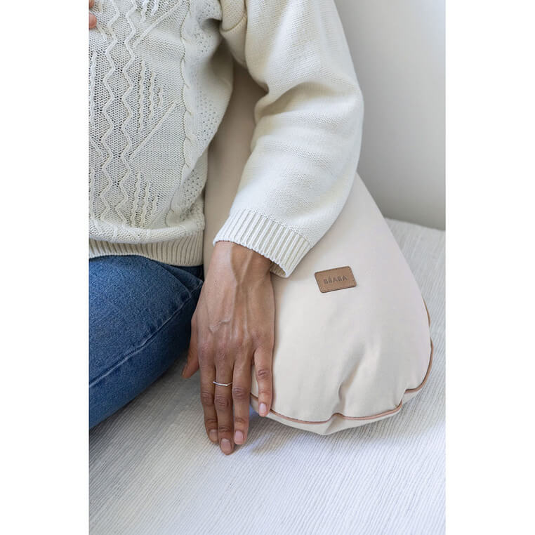 Ergonomiczna poduszka rogal dla kobiet w ciąży i karmiących Big Flopsy™ French - Terry Clay / Beaba