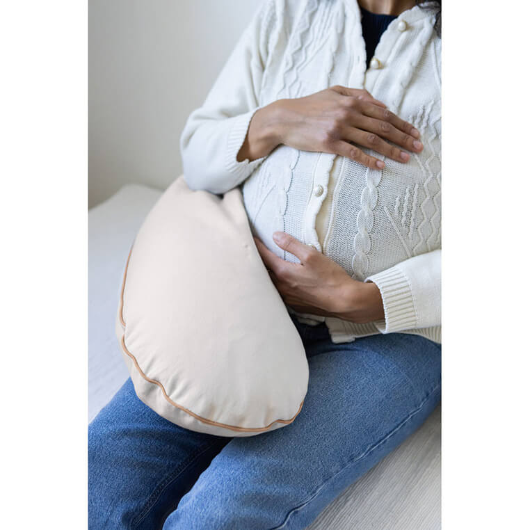 Ergonomiczna poduszka rogal dla kobiet w ciąży i karmiących Big Flopsy™ French - Terry Clay / Beaba