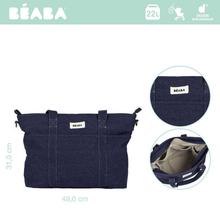 Torba dla mamy Madrid Denim / Beaba