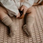 Skarpetki z antypoślizgiem Stay-on-Socks Antislip, Pebble Grey/ KipKep