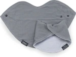 Śliniak bawełniany 3w1 - Grey, 2szt. / KipKep
