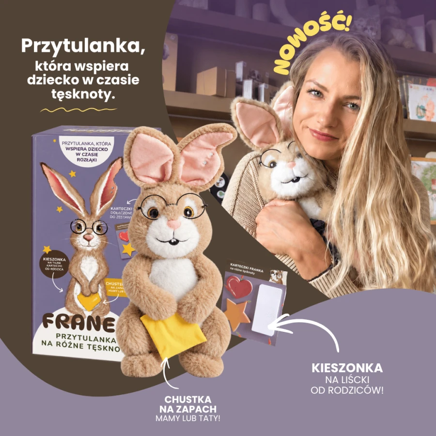 Przytulanka "Franek na różne tęsknoty" / Neverending store Anna Załęcka
