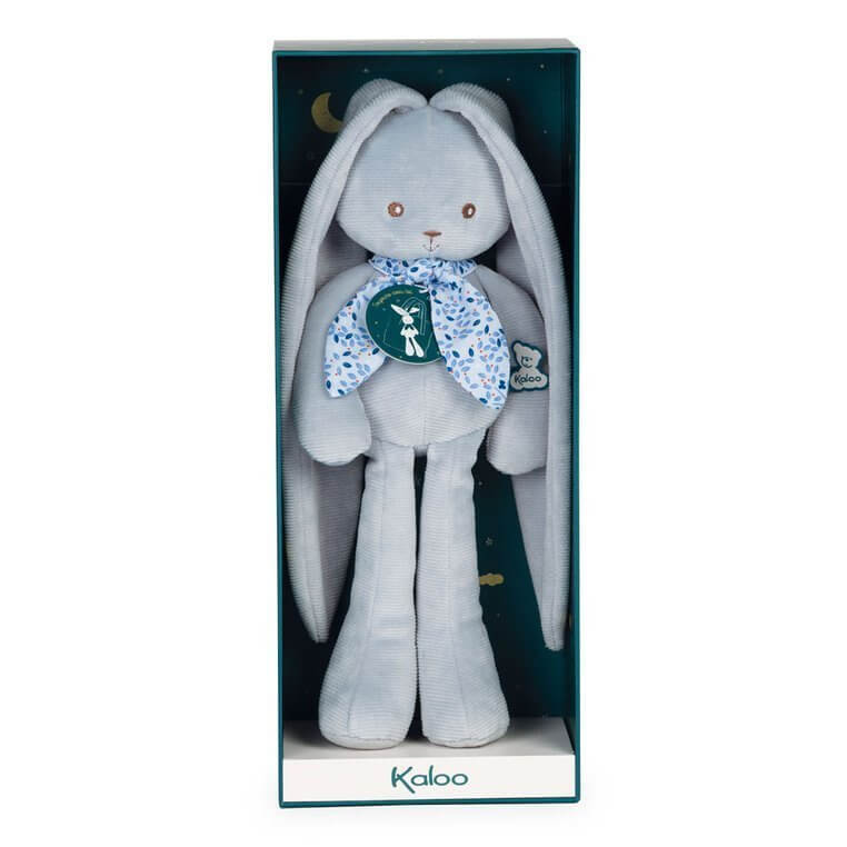 Przytulanka Królik Niebieski duży 35 cm w pudełku kolekcja Lapinoo / Kaloo 