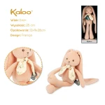 Przytulanka Królik Brzoskwiniowy 25 cm w pudełku kolekcja Lapinoo / Kaloo 