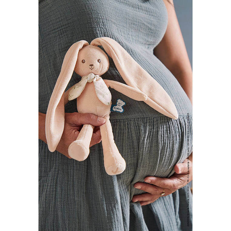 Przytulanka Królik Brzoskwiniowy 25 cm w pudełku kolekcja Lapinoo / Kaloo 