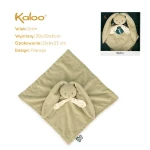 Komforter kwadratowy Królik 30 cm - szałwiowy, kolekcja Lapinoo / Kaloo