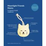 Lampka nocna do zawieszania Moonlight Friends - Kot MOMO / Rabbit&friends