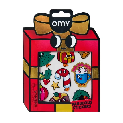 Odlotowe winylowe naklejki - CHRISTMAS / OMY