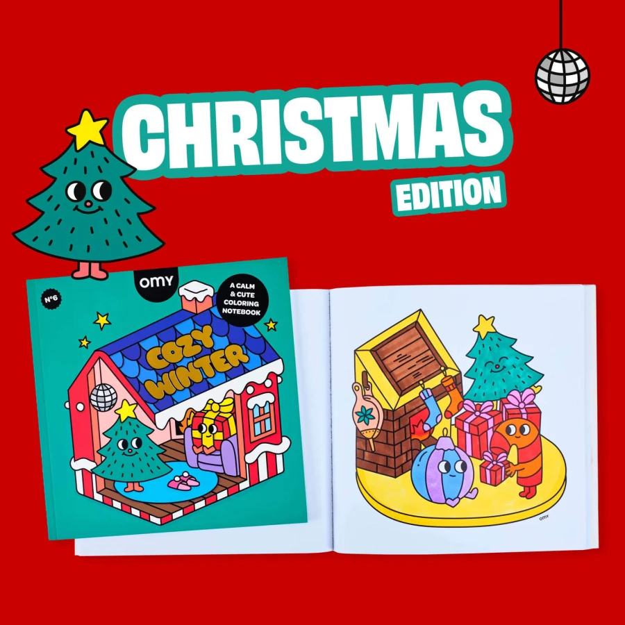 Kolorowanka Cozy Art - CHRISTMAS / OMY