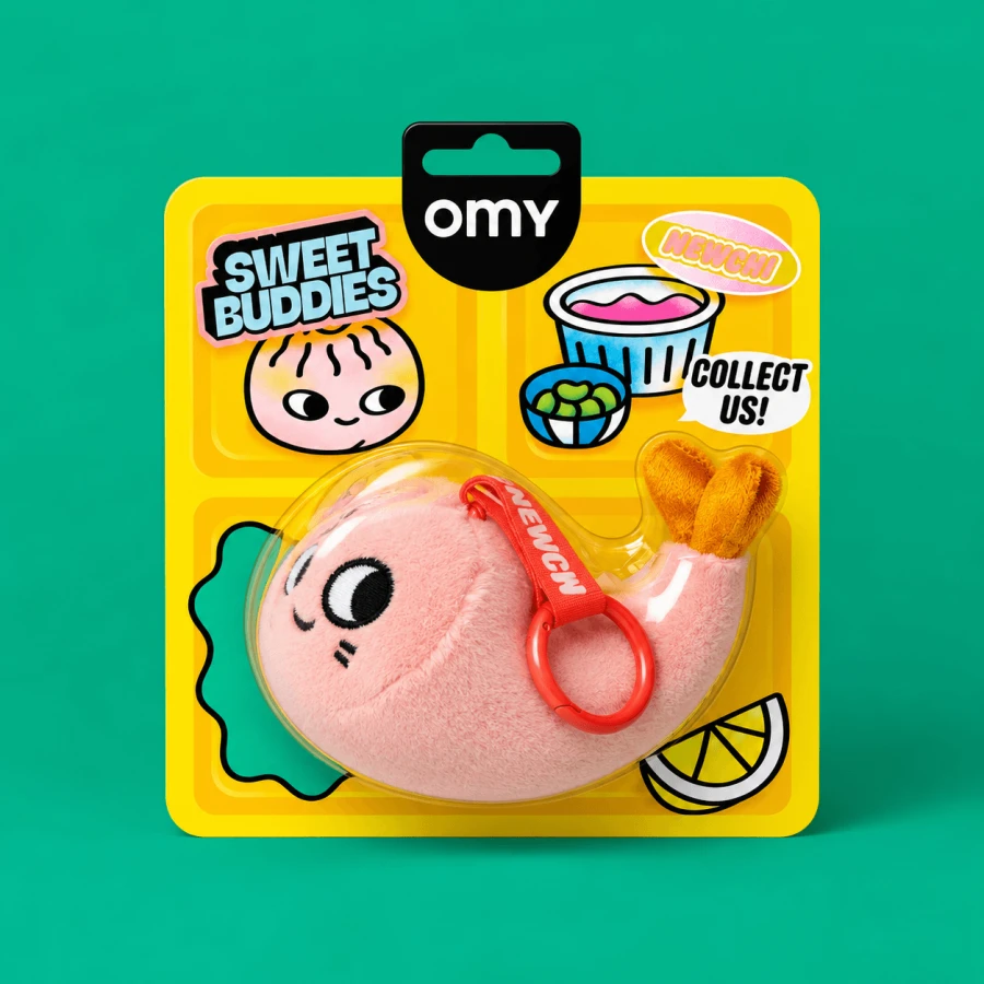 Pluszowy breloczek - KREWETKA MEWCHI / OMY