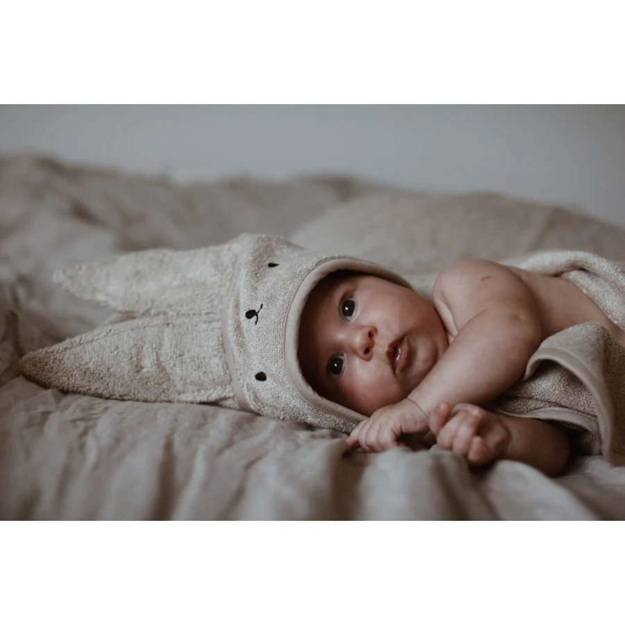 Bambusowy ręcznik light beige - rabbit / My Memi