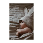 Bambusowy ręcznik light beige - rabbit / My Memi