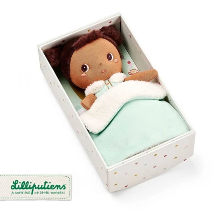 Lalka dzidziuś w pudełku łóżeczku Jackie 12 m+ / Lilliputiens