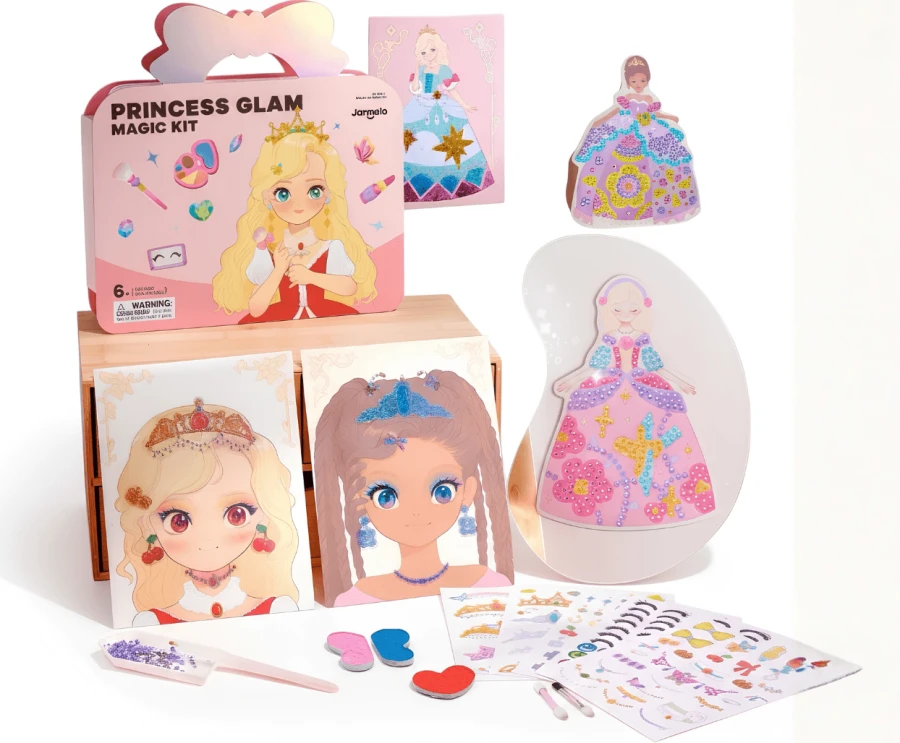 Zestaw Kreatywny Mała Stylistka Księżniczek 4w1, 6+/ Jarmelo
