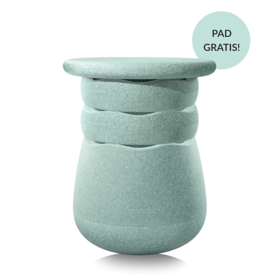Zestaw do siedzenia Stapelstein® Dynamic All - light green + free pad, 4el. / Stapelstein®