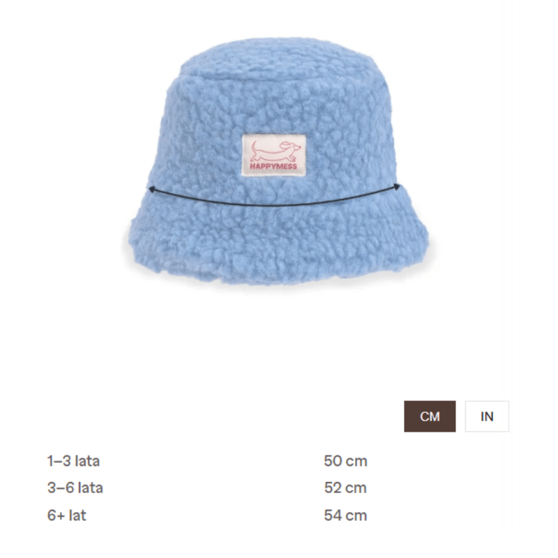 Dziecięcy kapelusz merino - dusty pink / Happymess