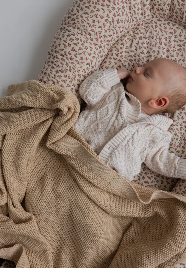 Bawełniany kocyk Softie Almond / The Slings