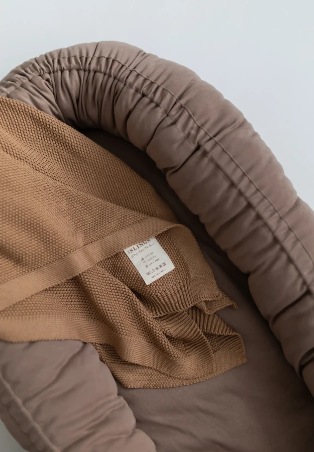 Bawełniany kocyk Softie Brownie / The Slings