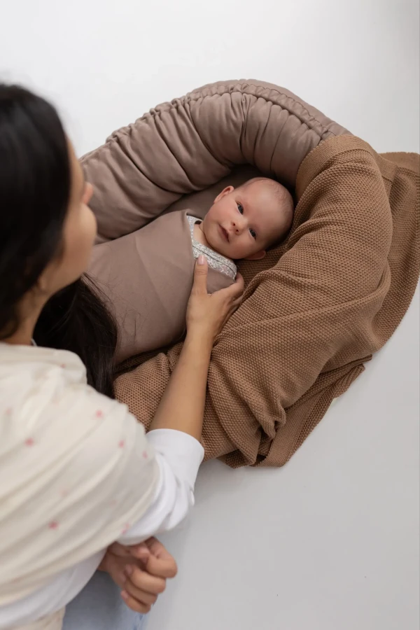 Bawełniany kocyk Softie Brownie / The Slings