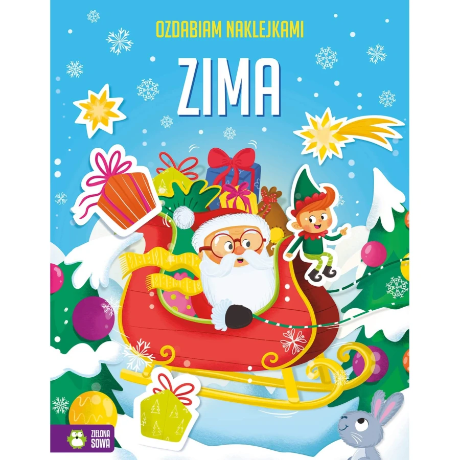Ozdabiam naklejkami. Zima / Wydawnictwo Zielona Sowa