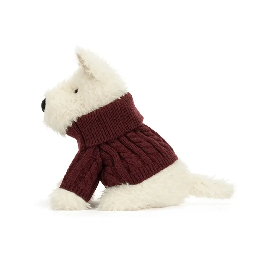 Terrier Kremowy w Swetrze 25 cm / Jellycat