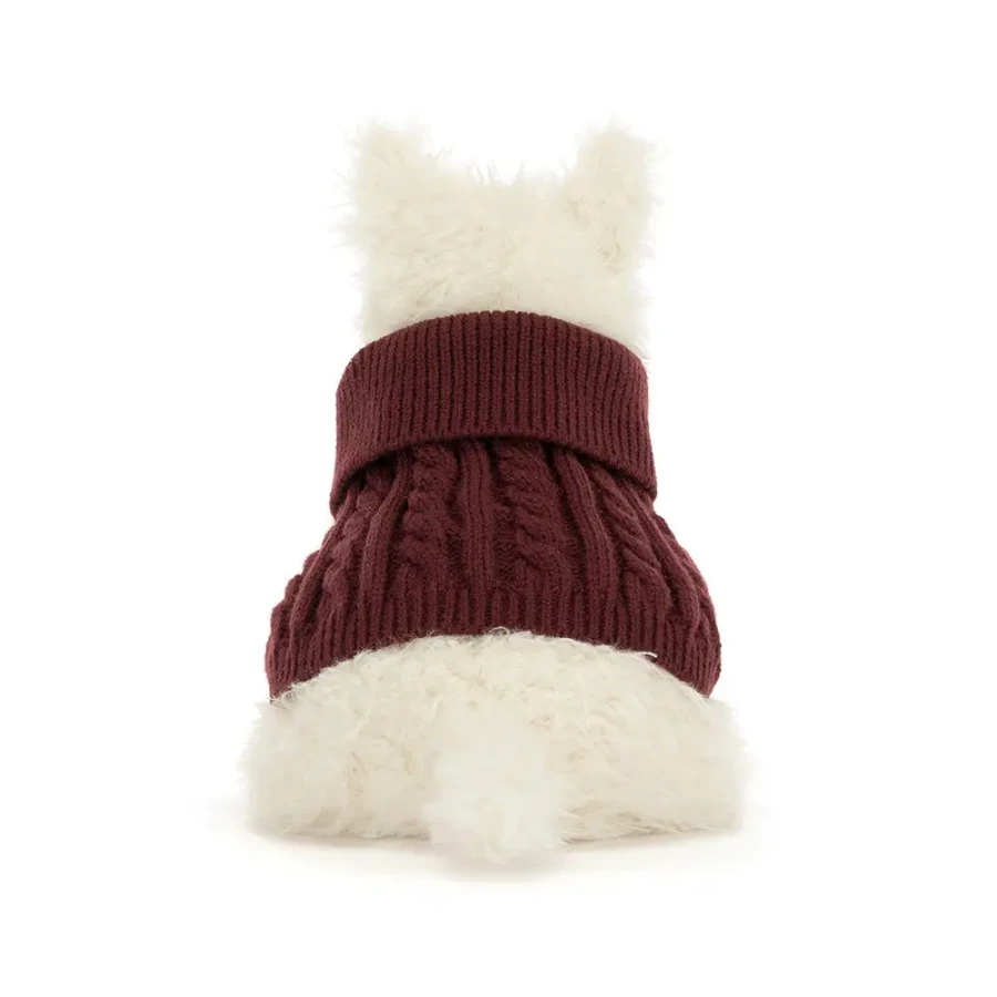 Terrier Kremowy w Swetrze 25 cm / Jellycat