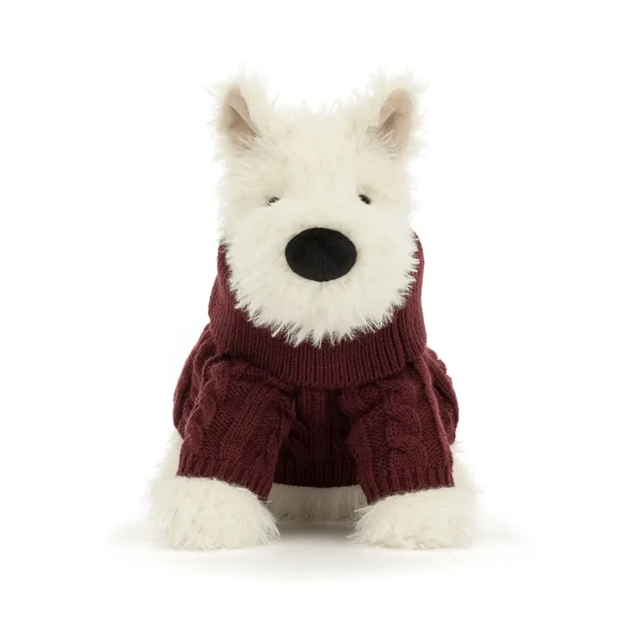 Terrier Kremowy w Swetrze 25 cm / Jellycat
