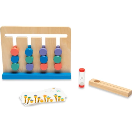 Układanka Logiczna Żyrafa z Klepsydrą 4+ gra na spostrzegawczość i skupienie / BS Toys