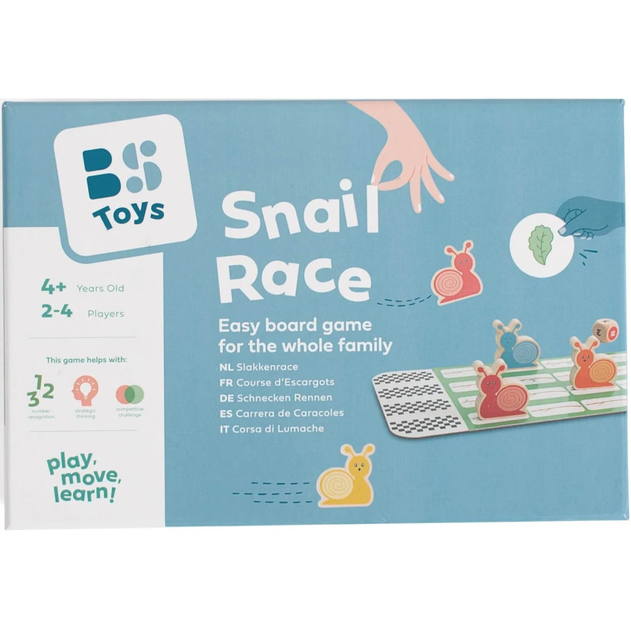 Wyścig Ślimaków - emocjonująca gra planszowa 4+ / BS Toys