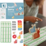 Wyścig Ślimaków - emocjonująca gra planszowa 4+ / BS Toys